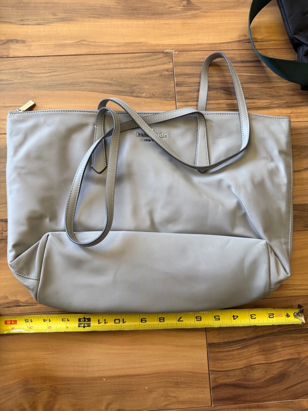 kate spade Grey Nylon Tote with Slim Straps